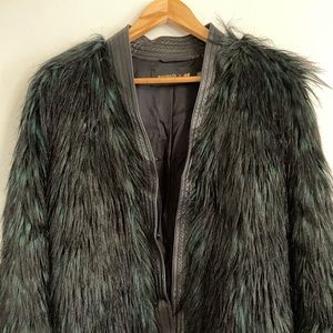 Balmain X H&M faux fur